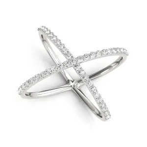 14K Open Concept Diamond Ring