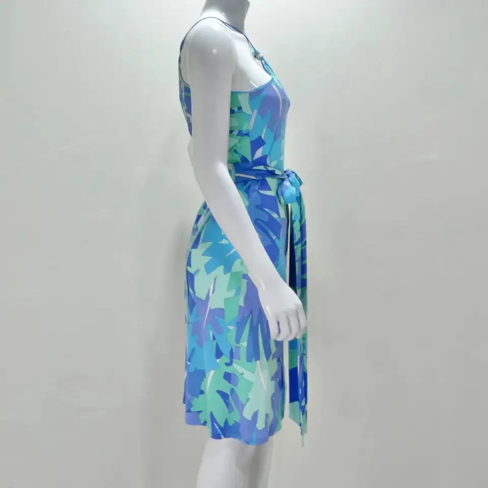 1990s Emilio Pucci Halter Wrap Dress