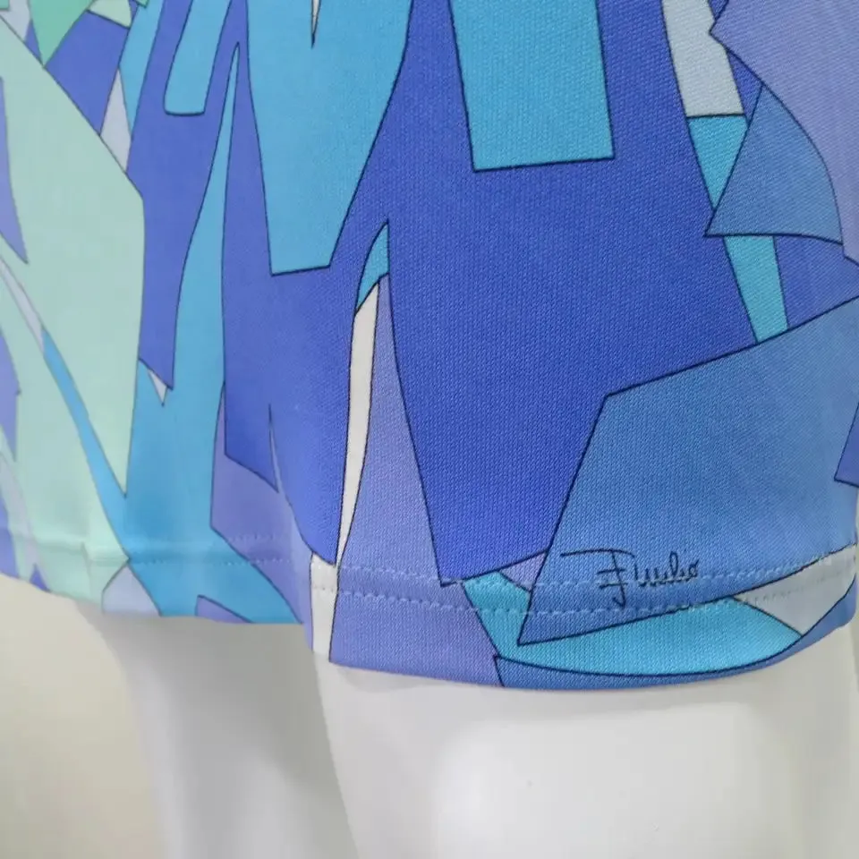 1990s Emilio Pucci Halter Wrap Dress