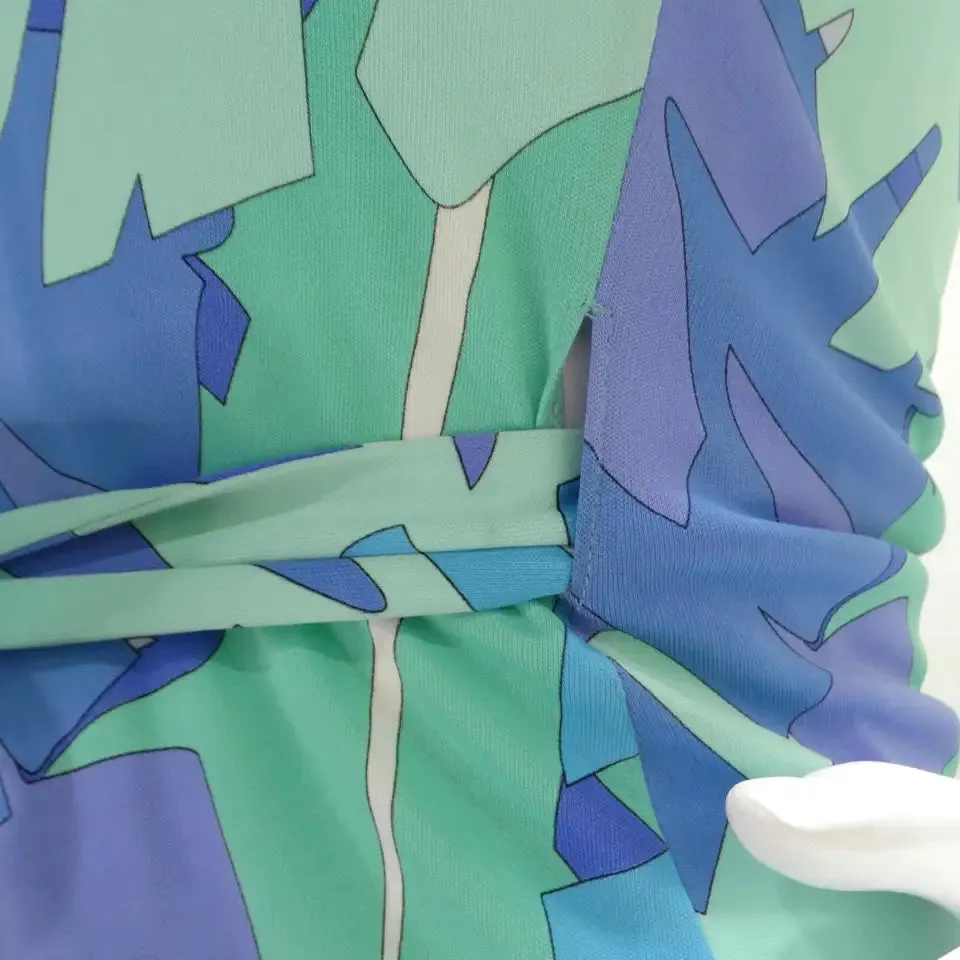 1990s Emilio Pucci Halter Wrap Dress