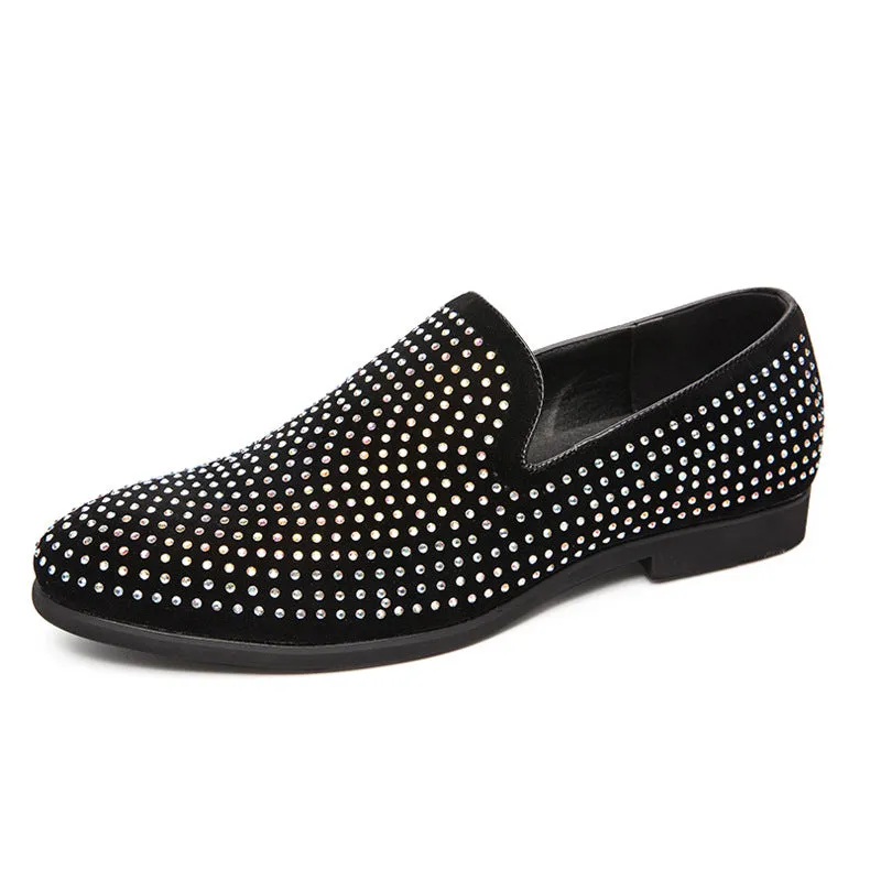 2023 Loafers Men's 46 Large Size Hairstylist Men's Shoes New Fashion Sleeve Foot Barber Men's Shoes
