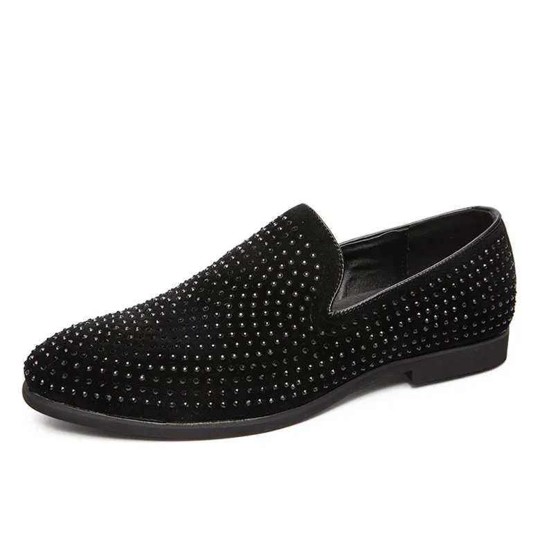 2023 Loafers Men's 46 Large Size Hairstylist Men's Shoes New Fashion Sleeve Foot Barber Men's Shoes