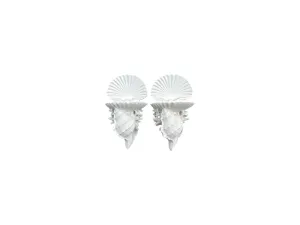 A Pair, Vintage Shell Brackets