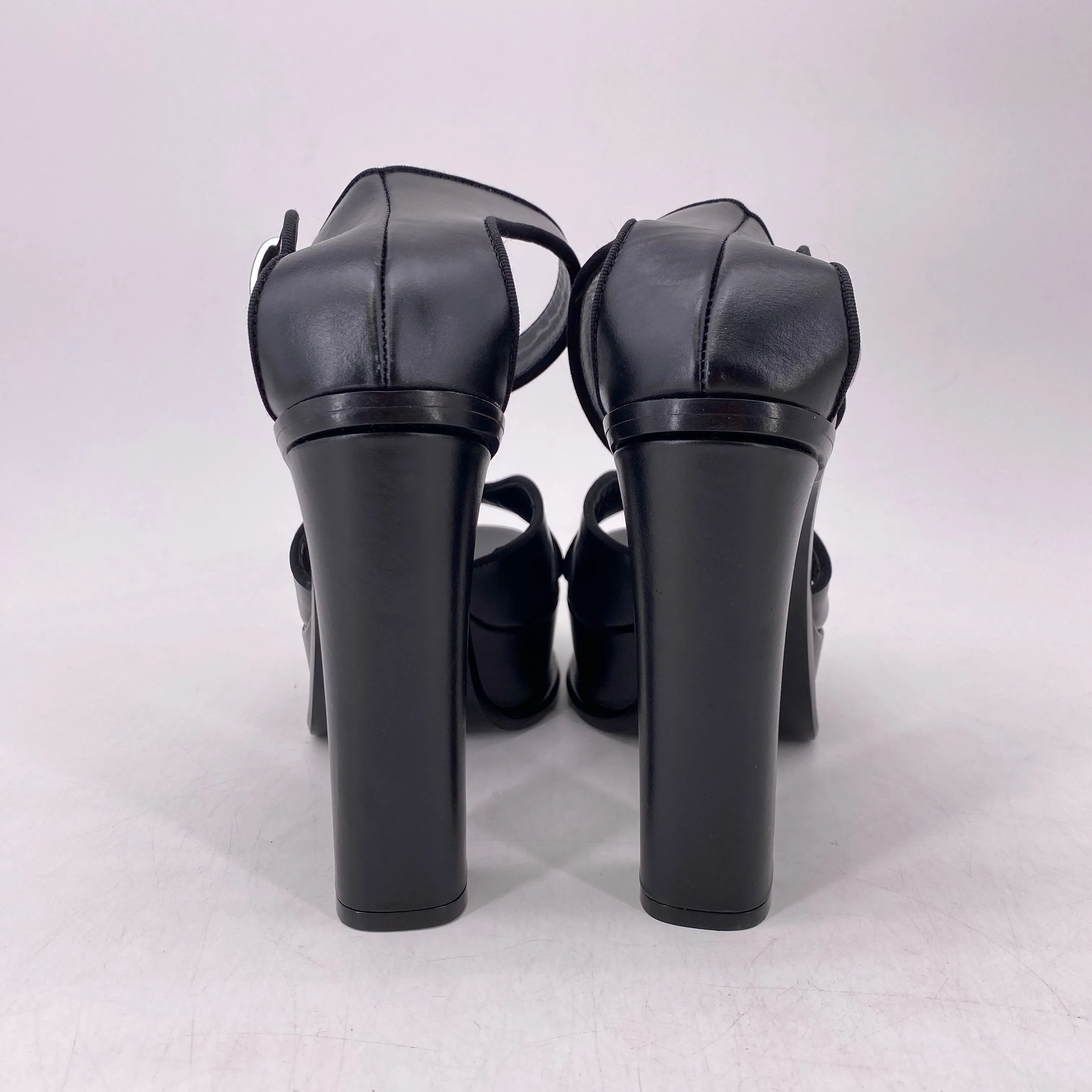 Alexander McQueen Pump "140Mm Open Toe"  New Size 36