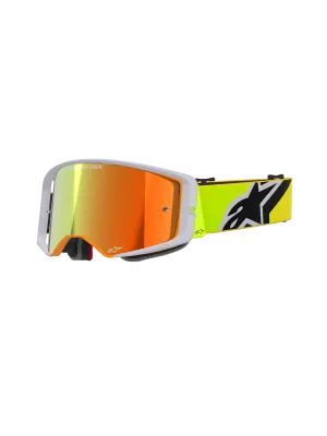 Alpinestars - Supertech Corp Yellow/Grey Mirror Lens Goggle