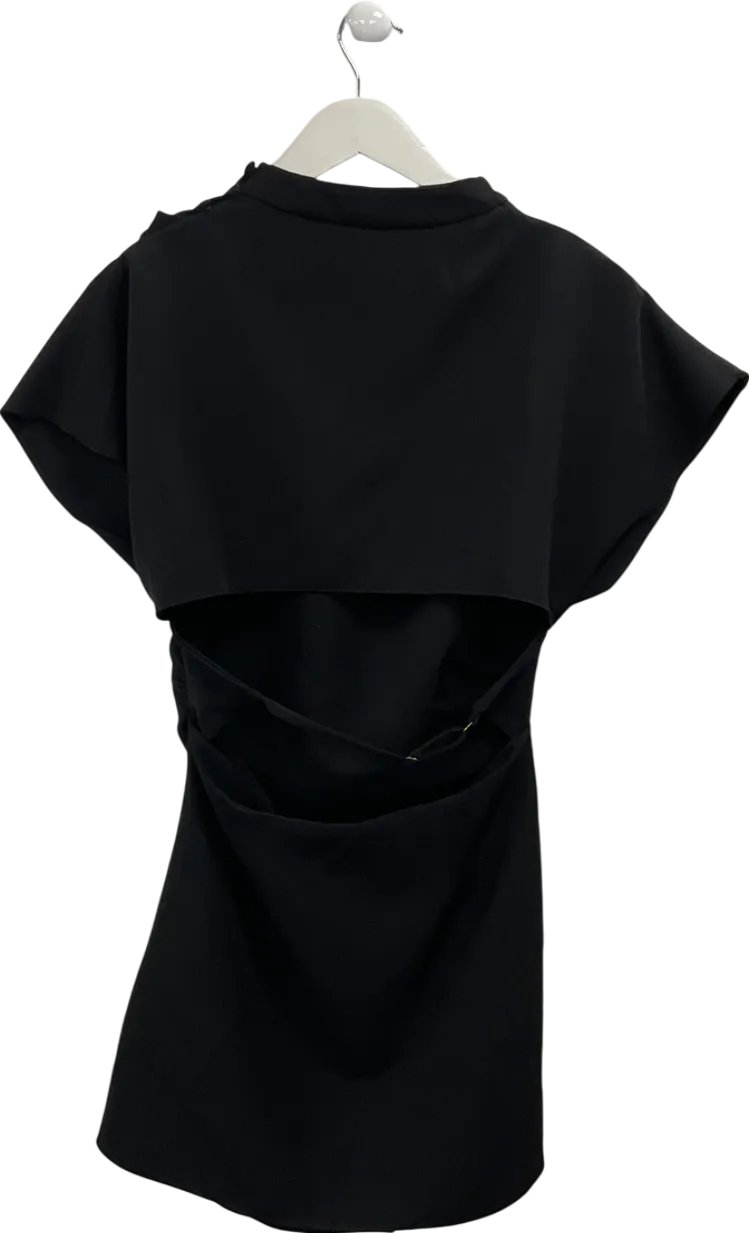 ASOS Black Structured Mini Stress With Strappy Back UK 10