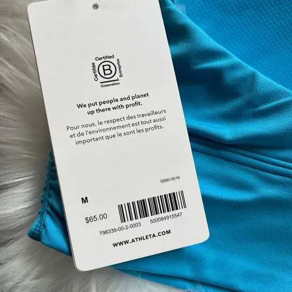 Athleta Aurora Triangle Sports Bra A-C size Medium