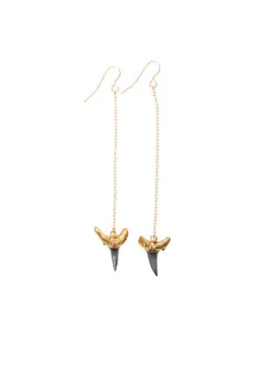 Baby Shark Tooth Earrings