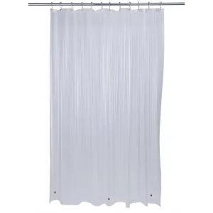 Bath Bliss Shower Liner, Heavy Grommet, Clear (5240-48)