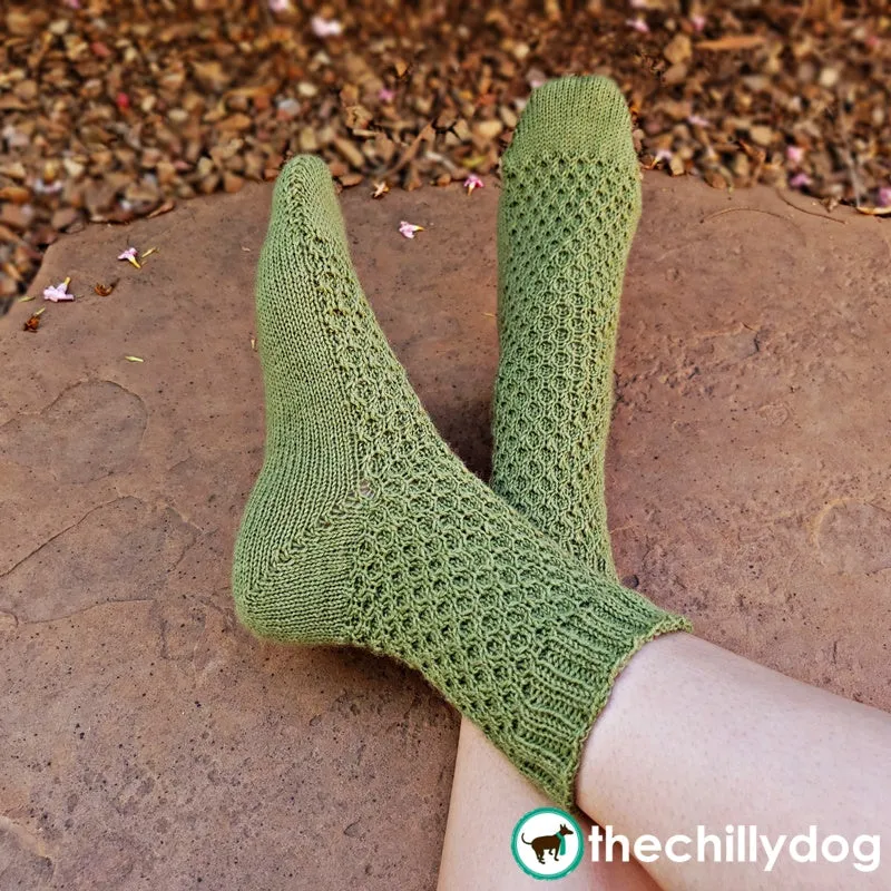 Beekeeper Socks: Knitting Pattern PDF