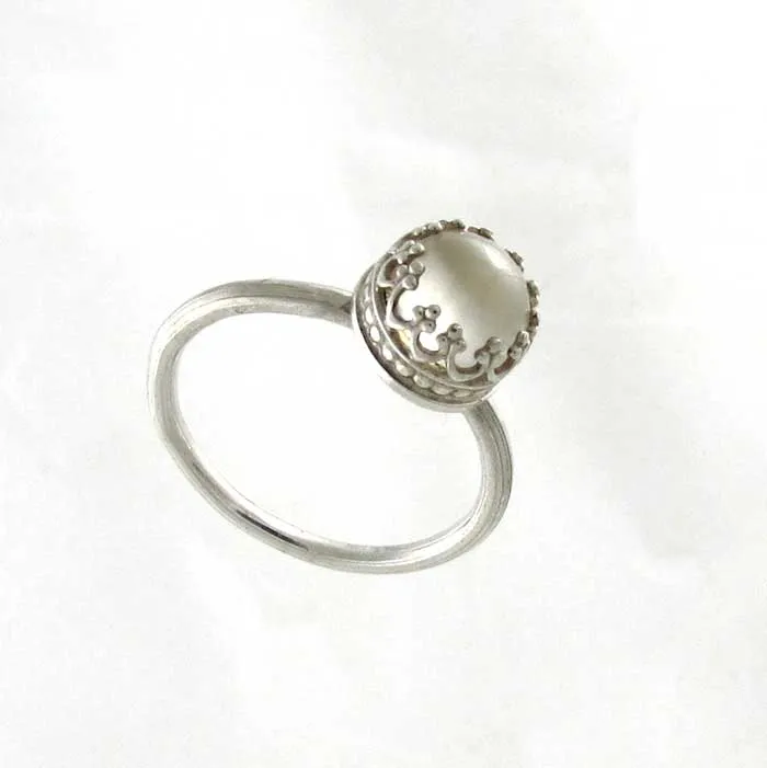 Bishop Moonstone Ring