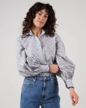 bridger top with loop trim - simones song sky