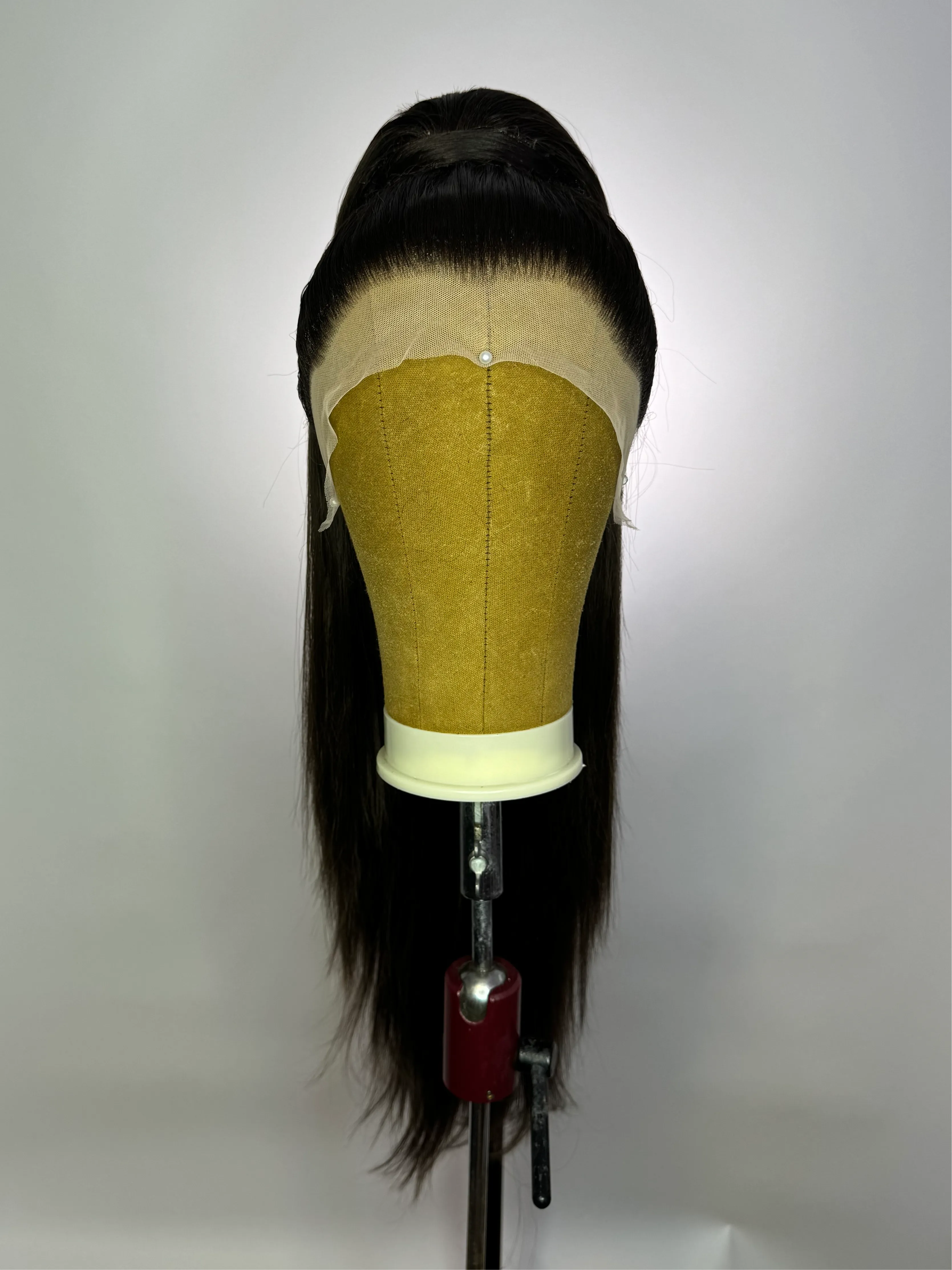 Brunette Stacked Ponytail Synthetic Wig (Made to Order)