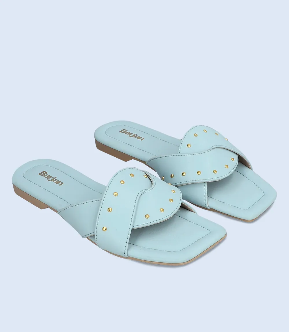 BW10036-SKY BLUE-Women Slipper