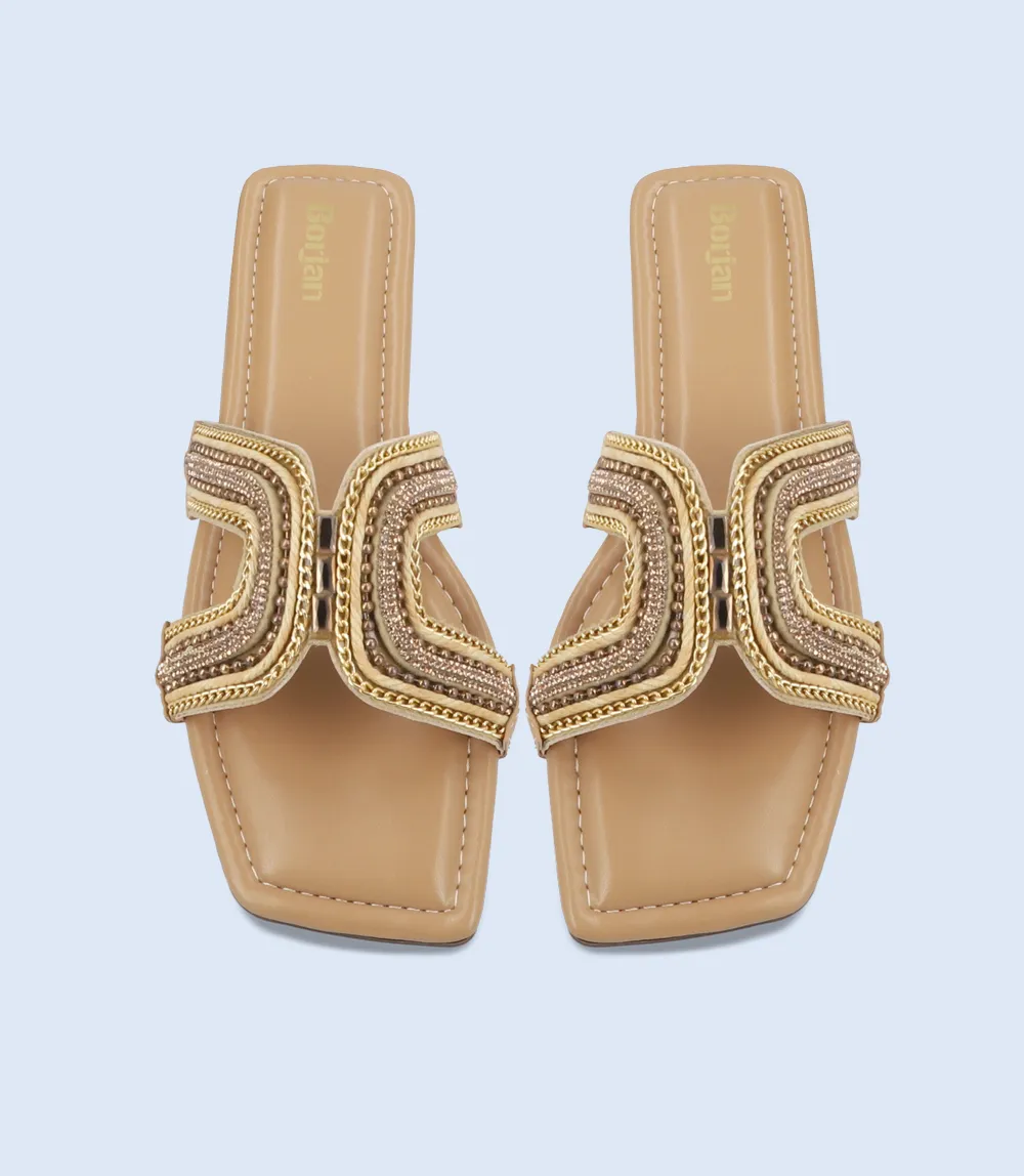 BW10134-Dark beige-Women Slipper