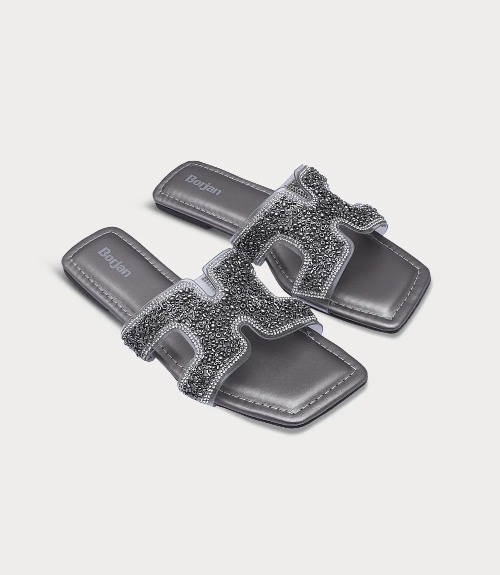 BW10250-PEWTER-Women Slipper