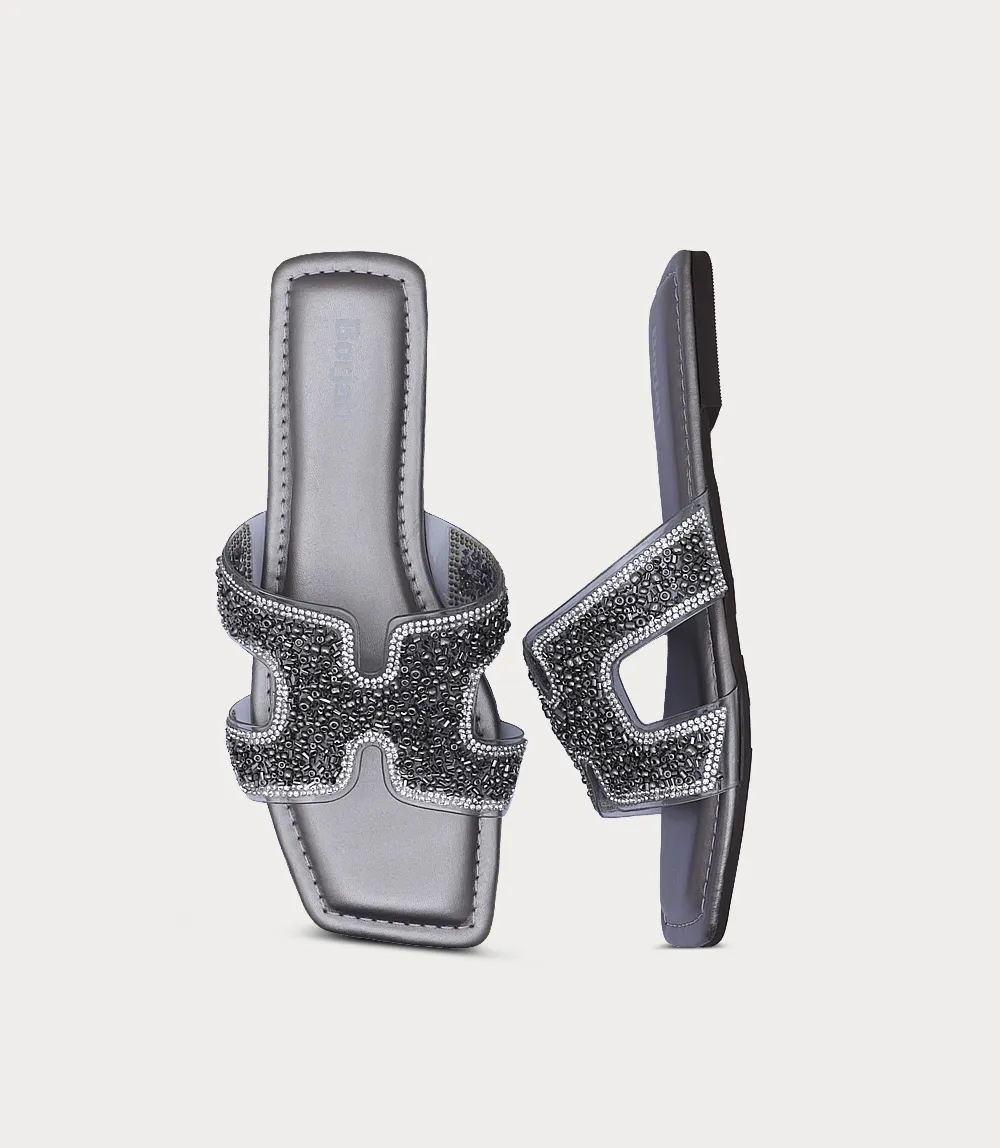 BW10250-PEWTER-Women Slipper