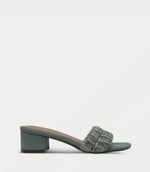BW10369-MINT-Women Slipper Heel