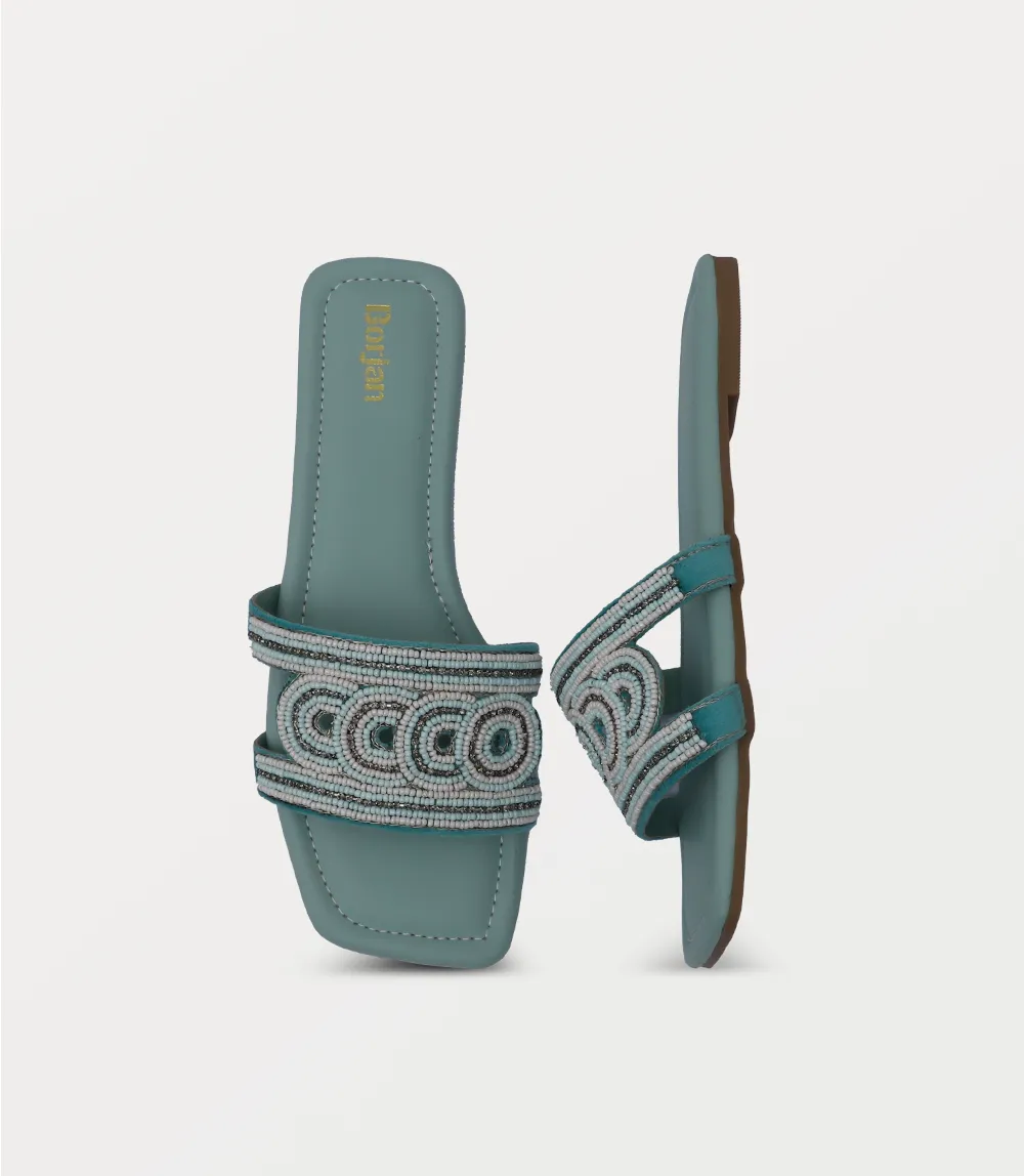BW10448-MINT-Women Slipper