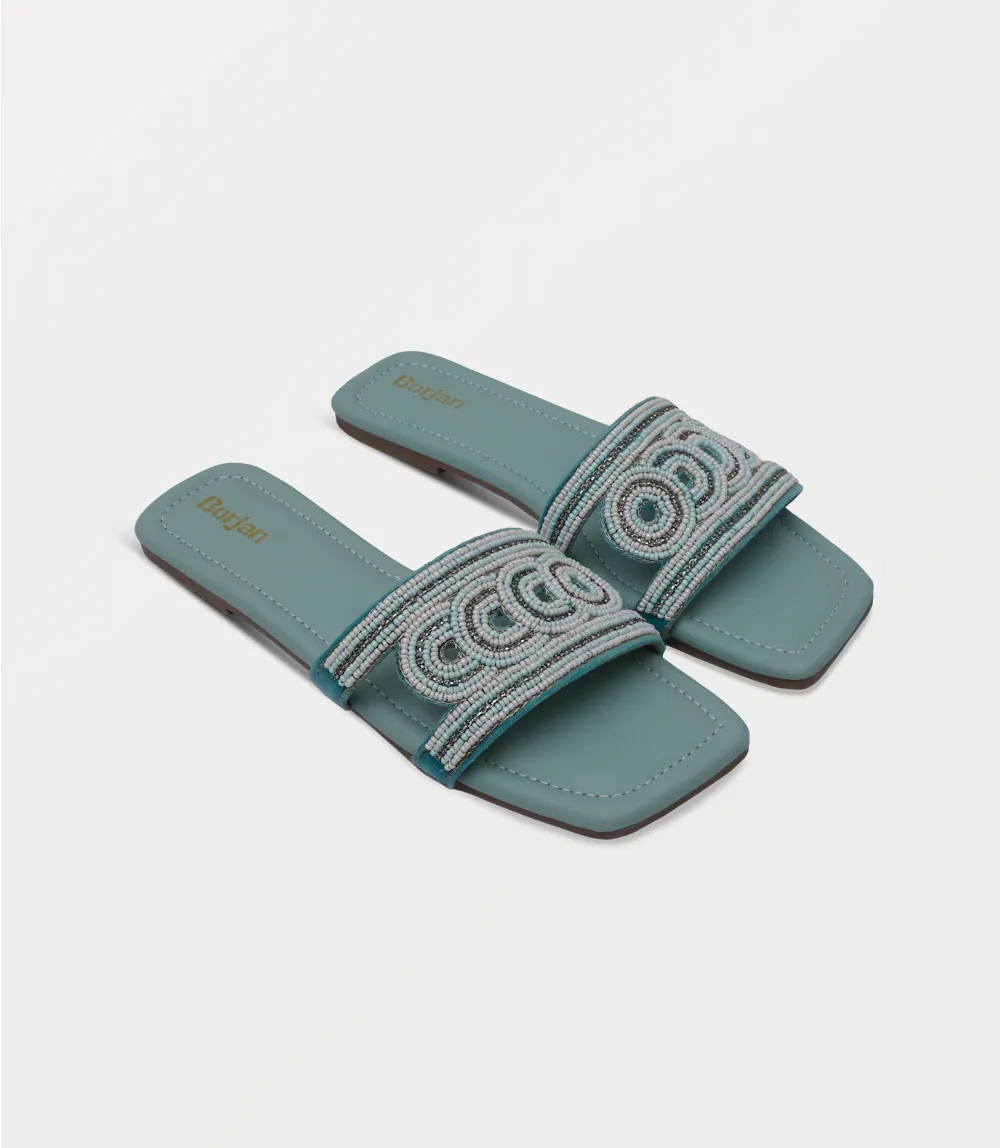 BW10448-MINT-Women Slipper