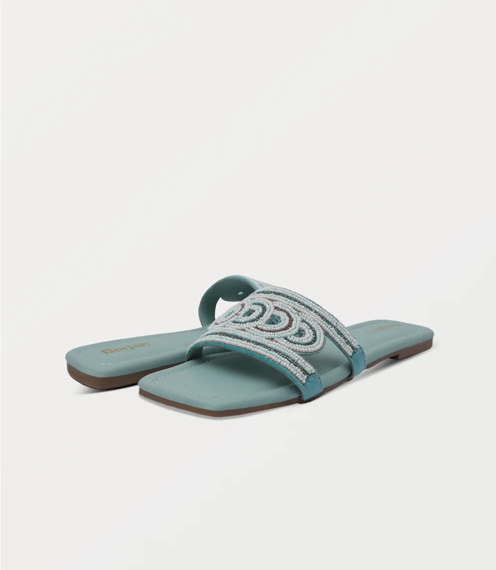 BW10448-MINT-Women Slipper