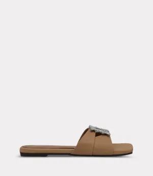 BW10479-KHAKI-Women Slipper