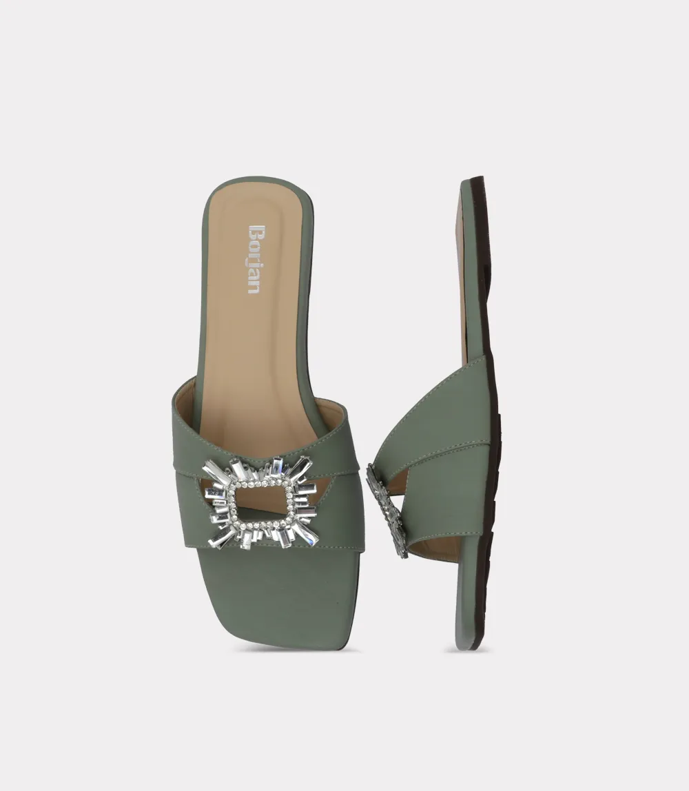 BW10479-MINT-Women Slipper