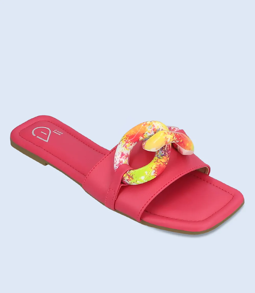 BW9295-FUCHSIA-Women Slipper