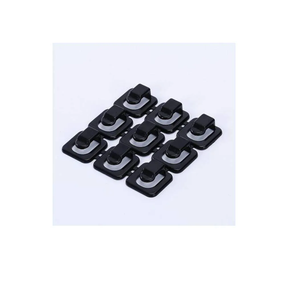 Cable Cord Wire Line Organizer - Plastic Clips Ties Fixer Fastener Holder