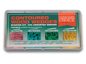 Clinician's Choice® Contoured Wood Wedges