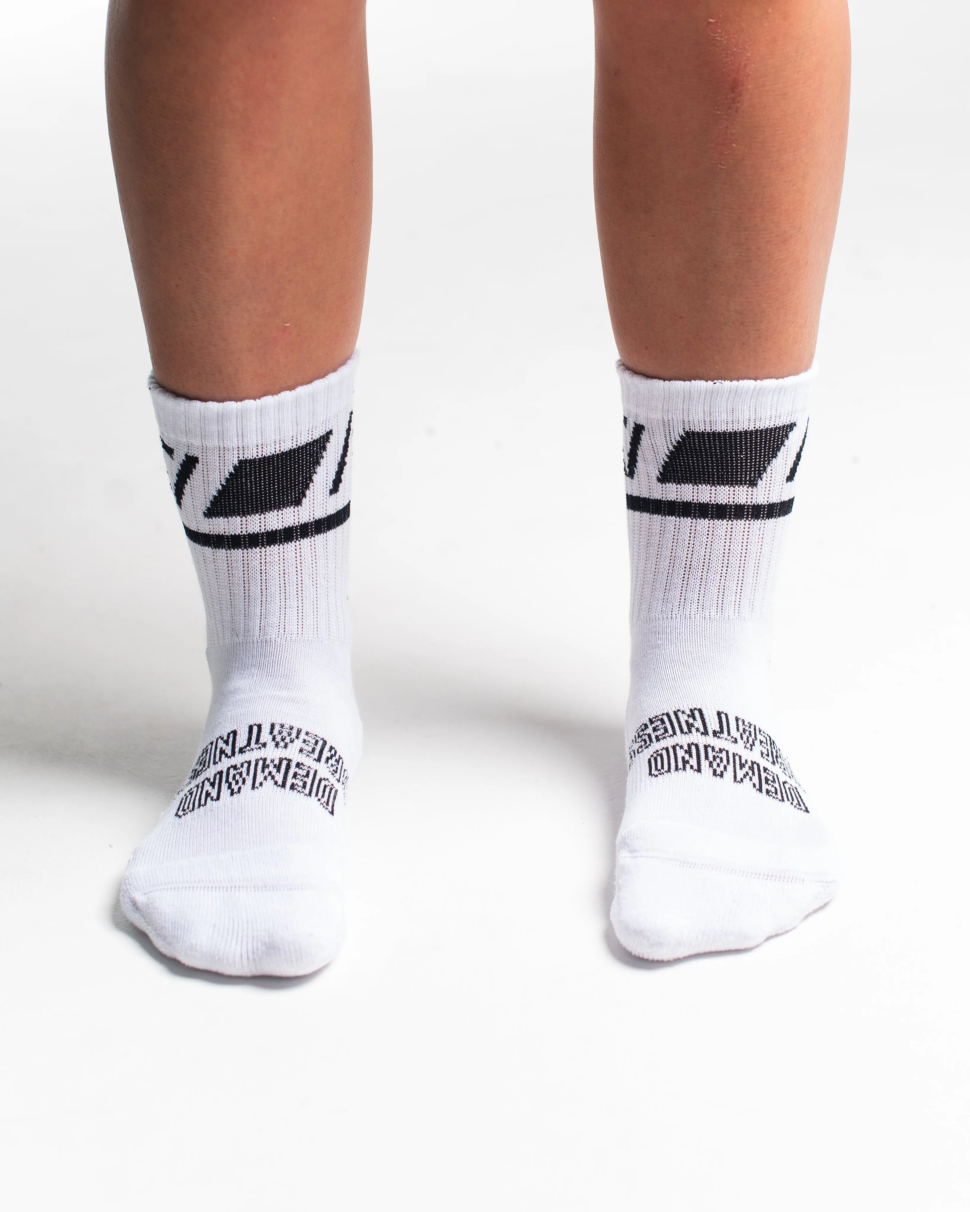 Crew Socks - Domino - White