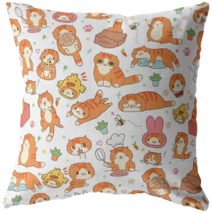 Cute Waffles Pillow