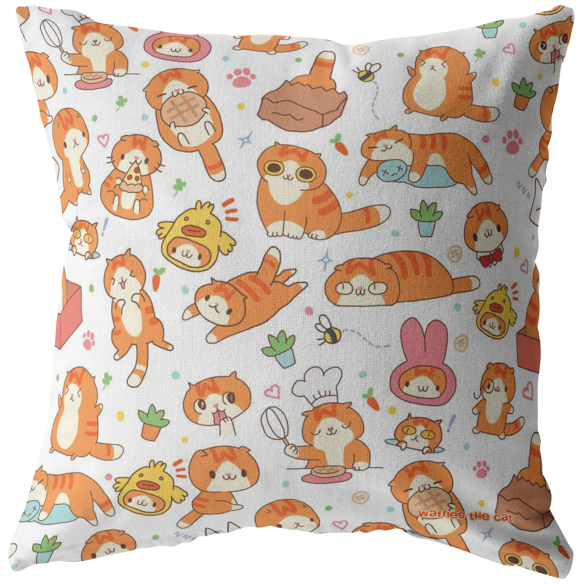 Cute Waffles Pillow