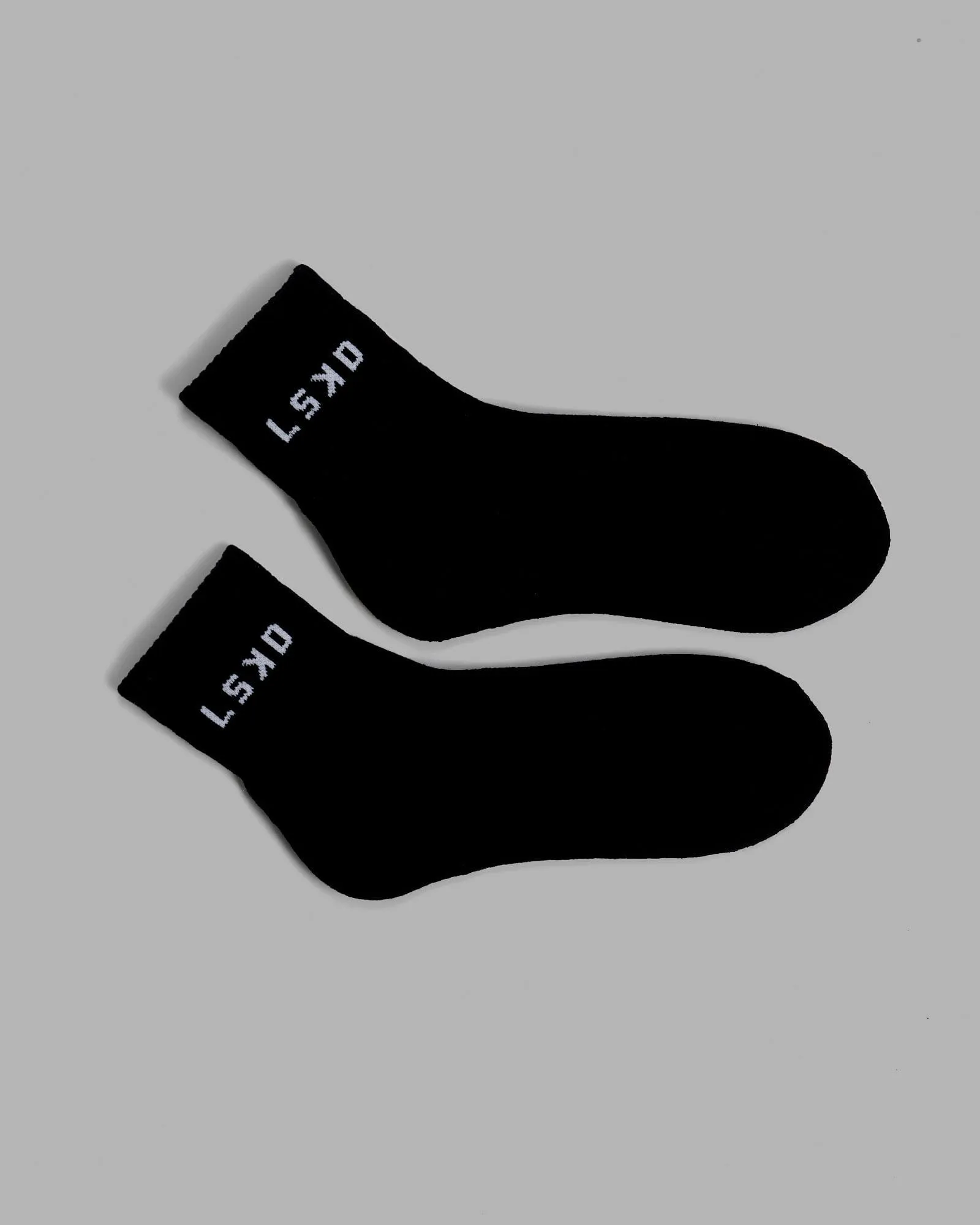 Daily Quarter 3 Pack Socks  - Black-White