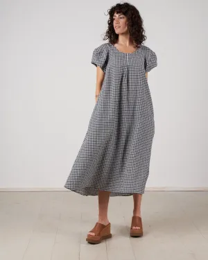 darcy dress - black   white