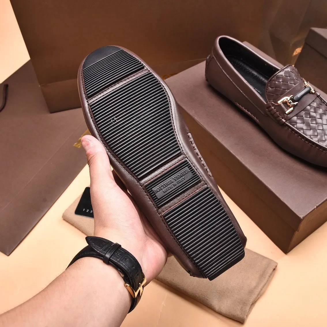 Designer Leather Loafers For Men