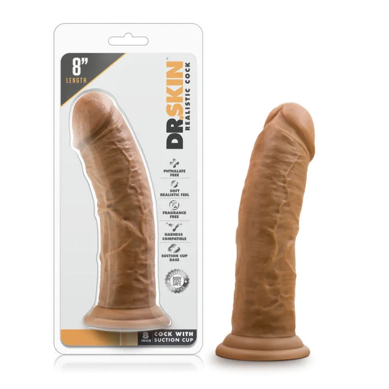 Dr. Skin - 8 Inch  With Suction Cup - Mocha