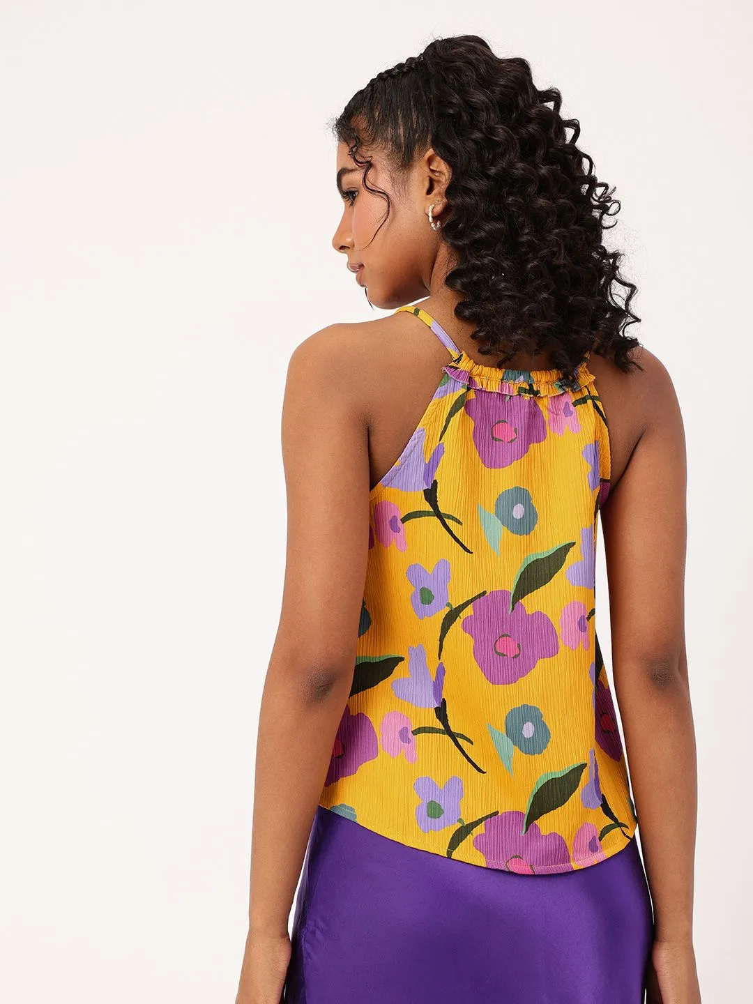 DressBerry Poppin' Floral Strappy Top