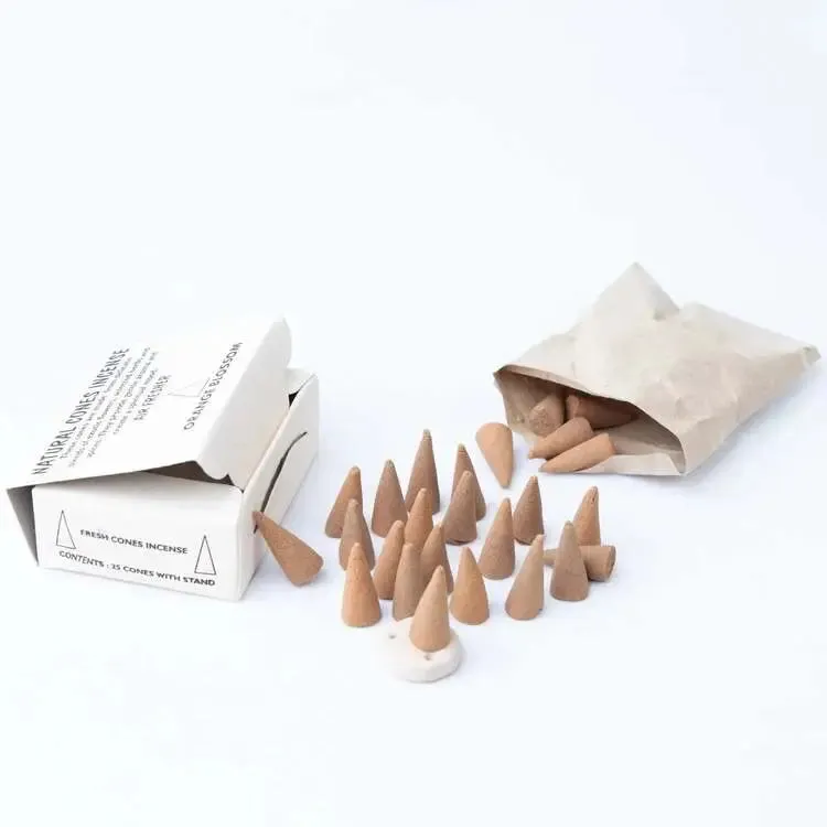 Elegant Fragrance: Orange Blossom Incense Cones