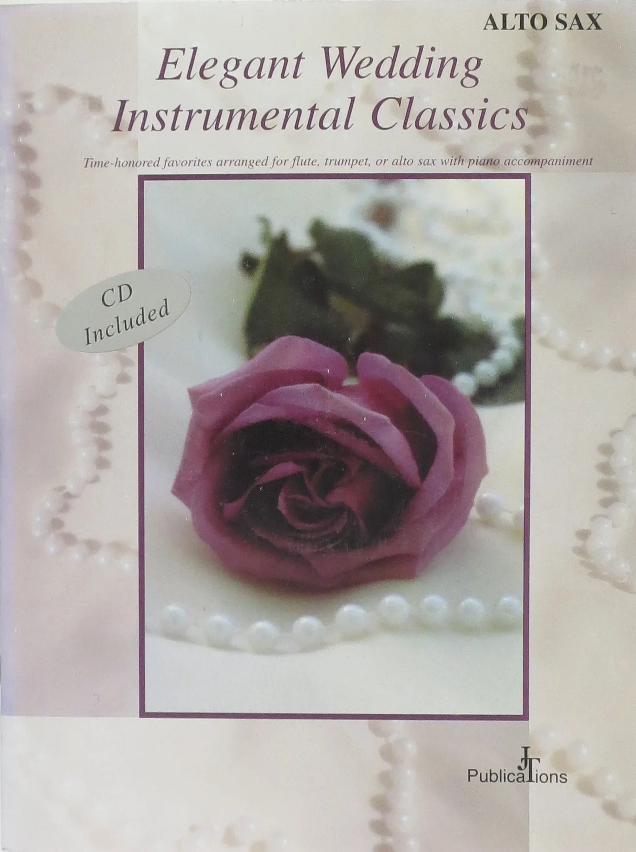 Elegant Wedding for Alto Sax, Book & CD