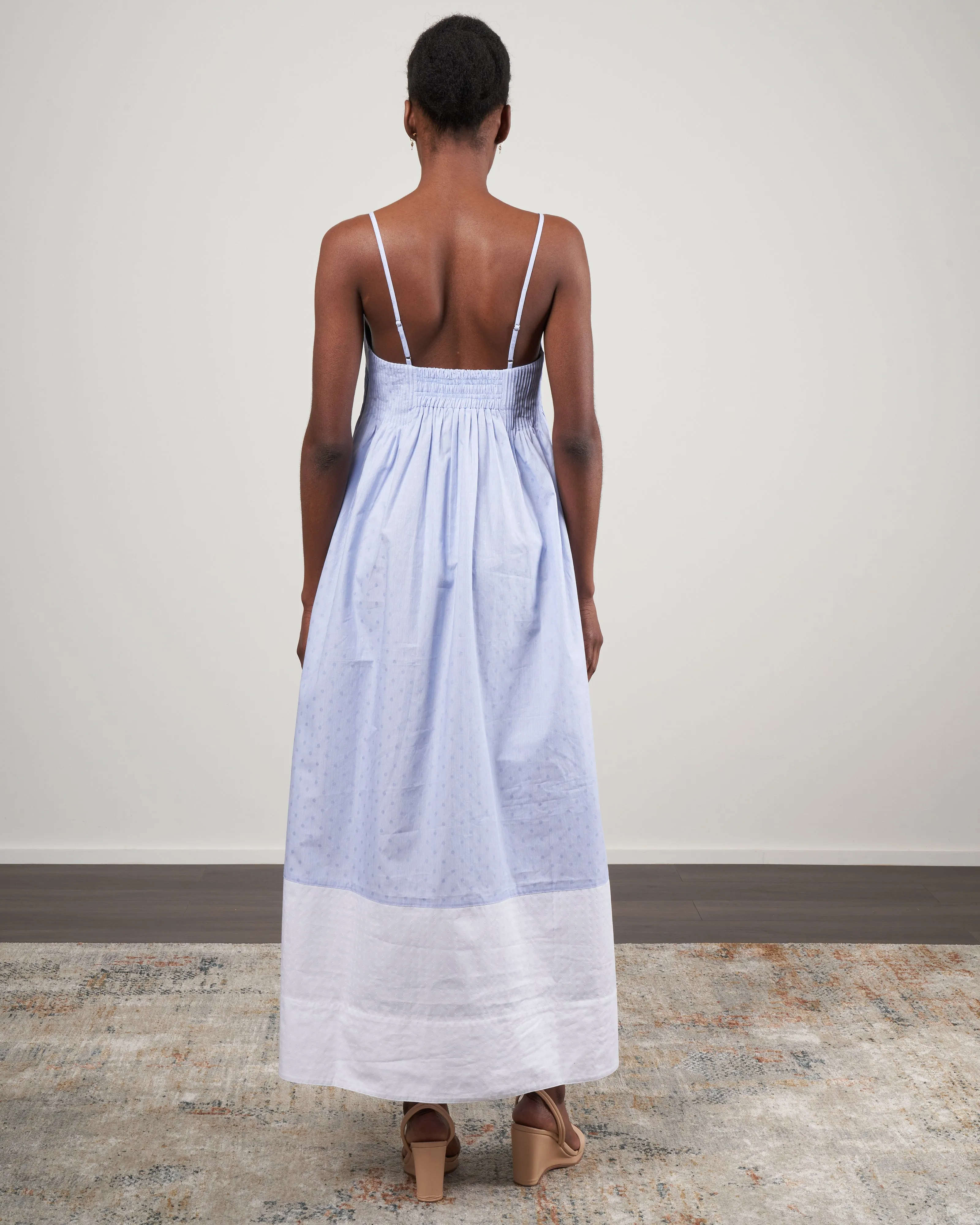 emmie maxi dress - sky