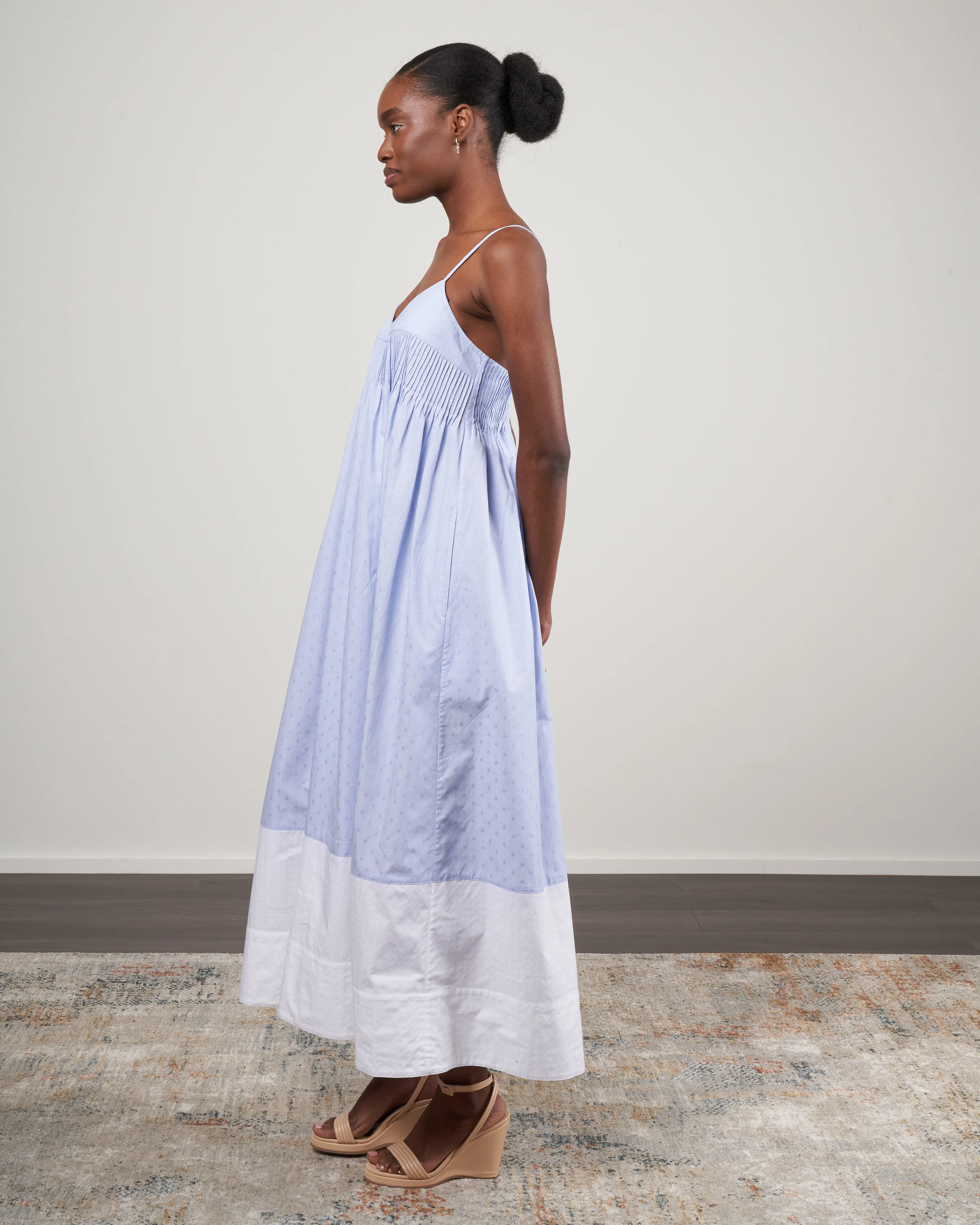 emmie maxi dress - sky