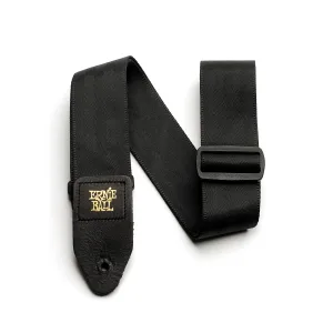 Ernie Ball 2 inch Seatbelt Webbing Strap, Black