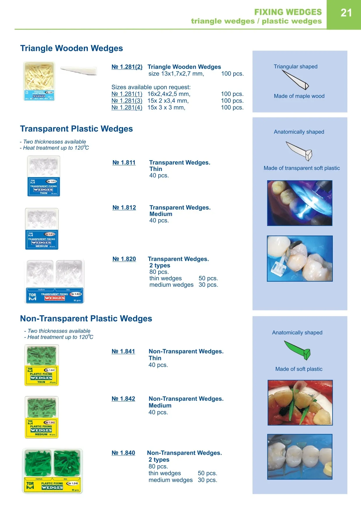 Fixing Plastic Wedges 80pcs