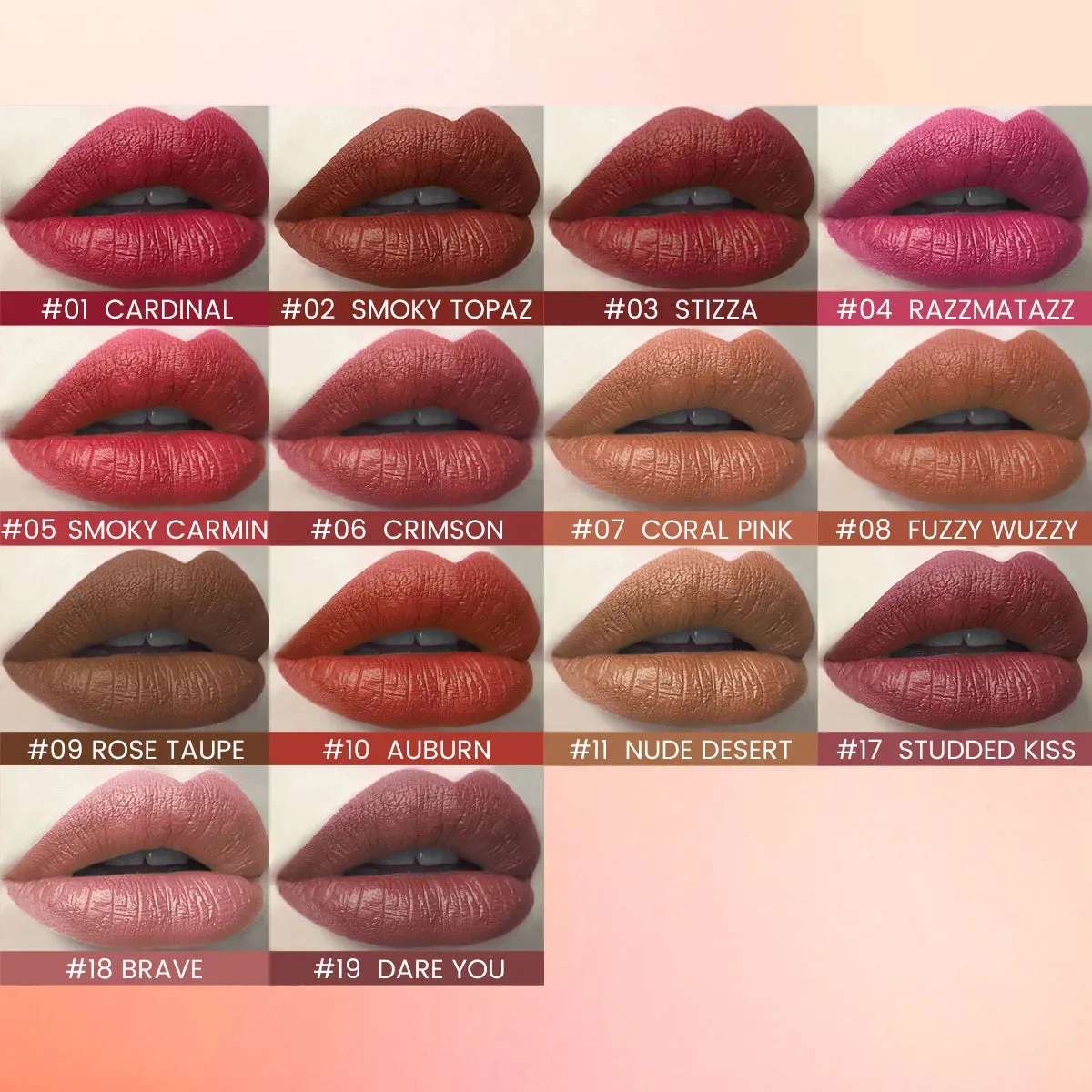 FOCALLURE Matte Waterproof Long Lasting Lipstick