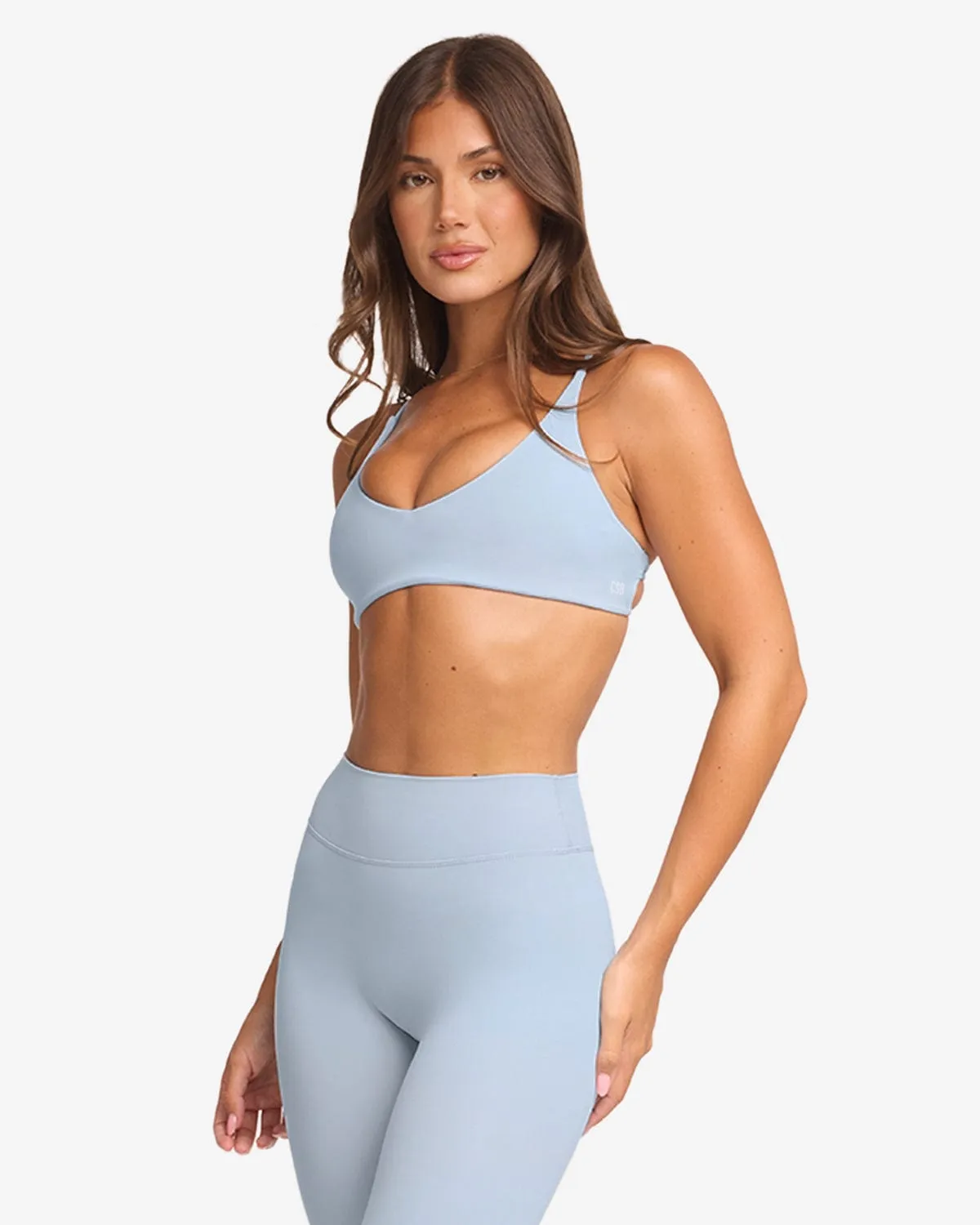 Form Hailey Crop | Dusty Blue