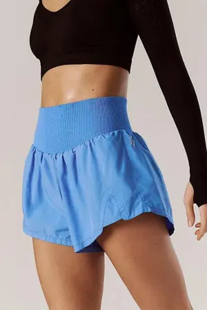 Free People: Carpe Diem Short in Riviera Blue