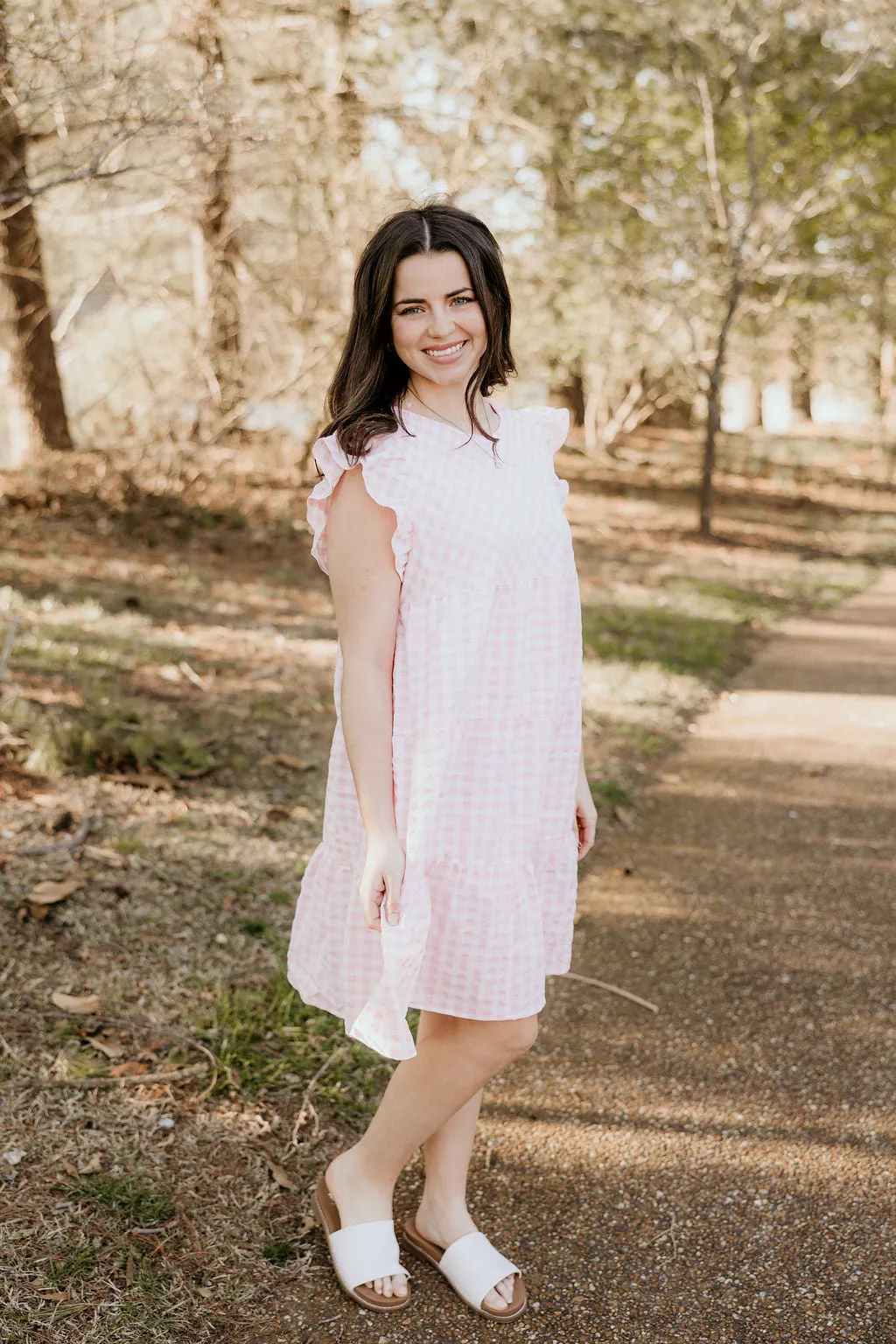 Go for It Gingham Check in Pink