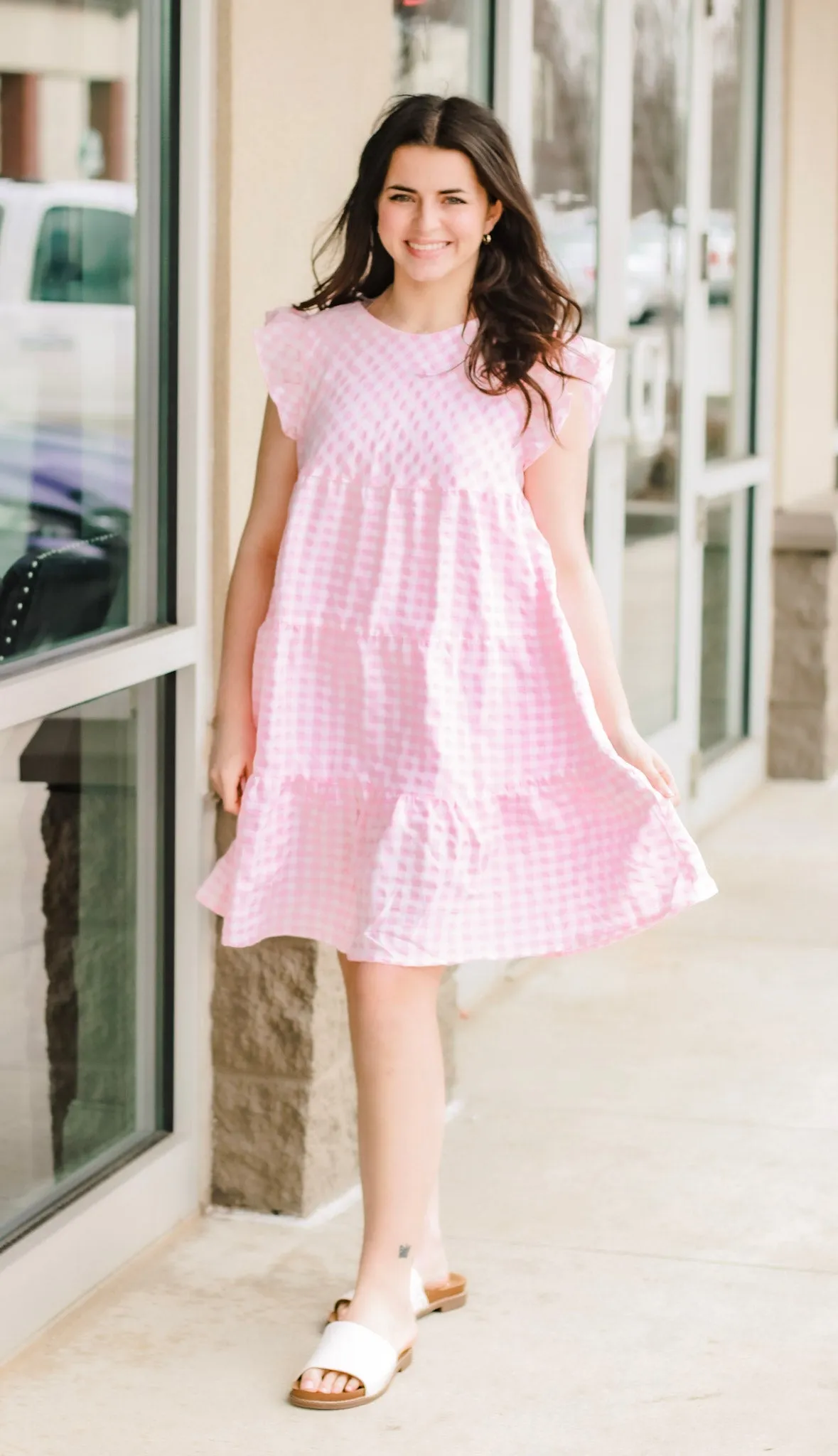Go for It Gingham Check in Pink