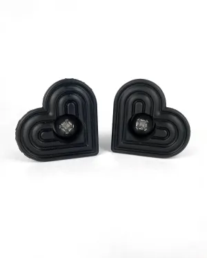 Grindstone Heartstopper Bolt On Toe Stops - Black Metal